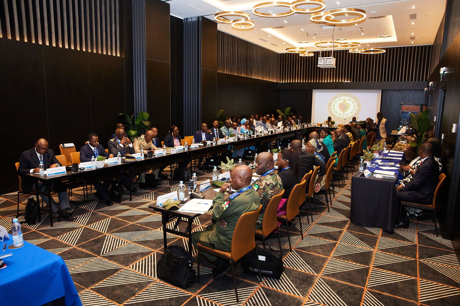 A full room of delegates at a convention